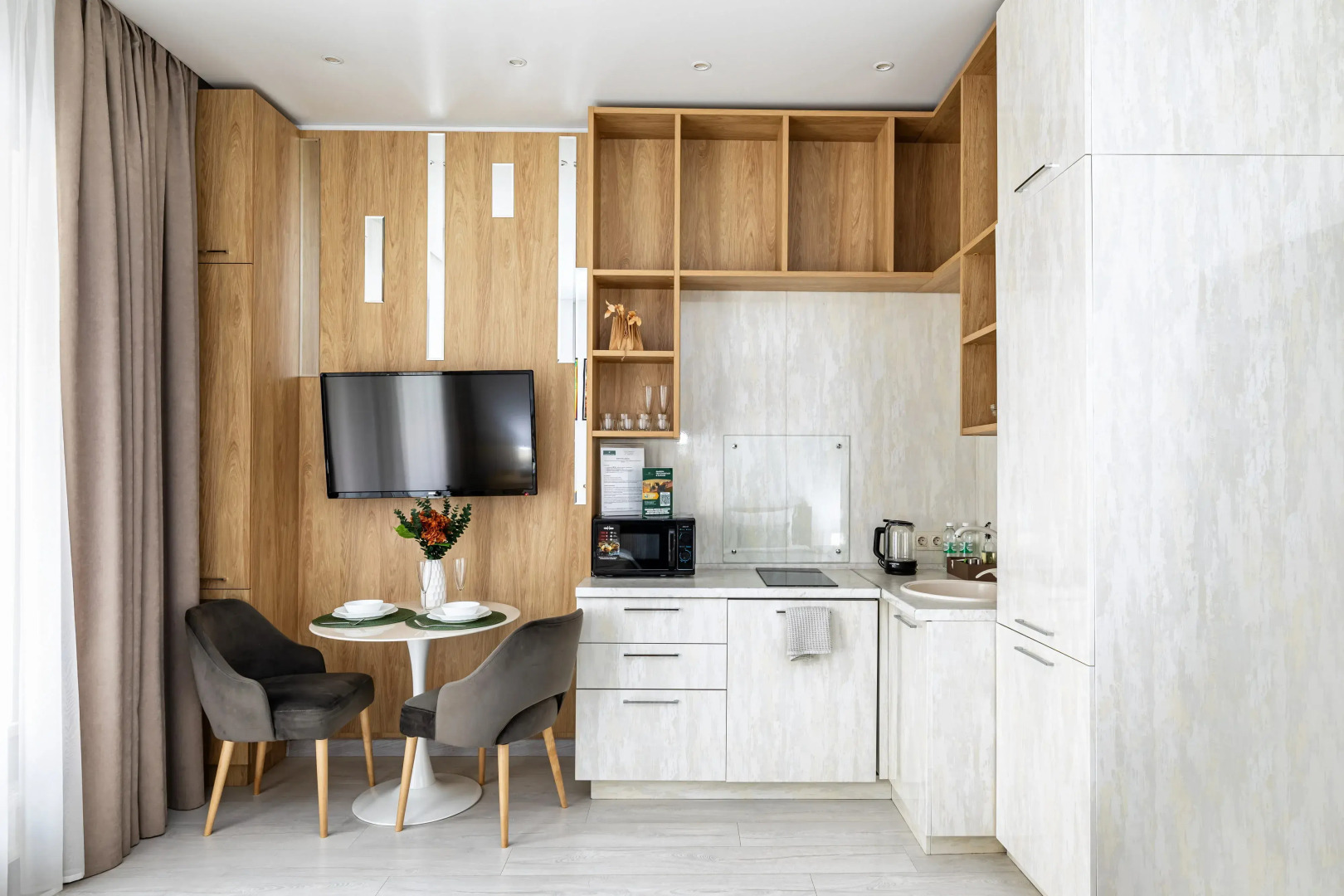 Апартаменты Студия Сибирские номера с раздельными кроватями в центре Казани