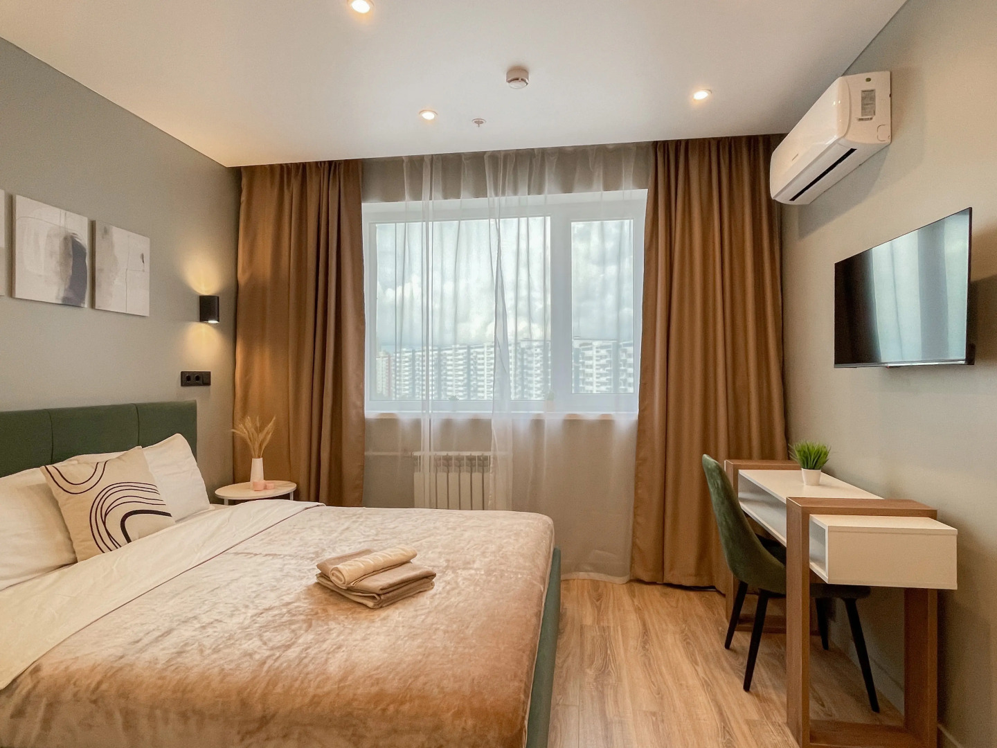 Квартира Dayker City Apartments студия возле метро Тропарево