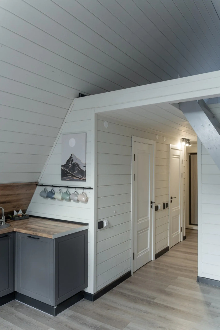 Частный дом A-Frame в лесу в 6 км от Мурманска