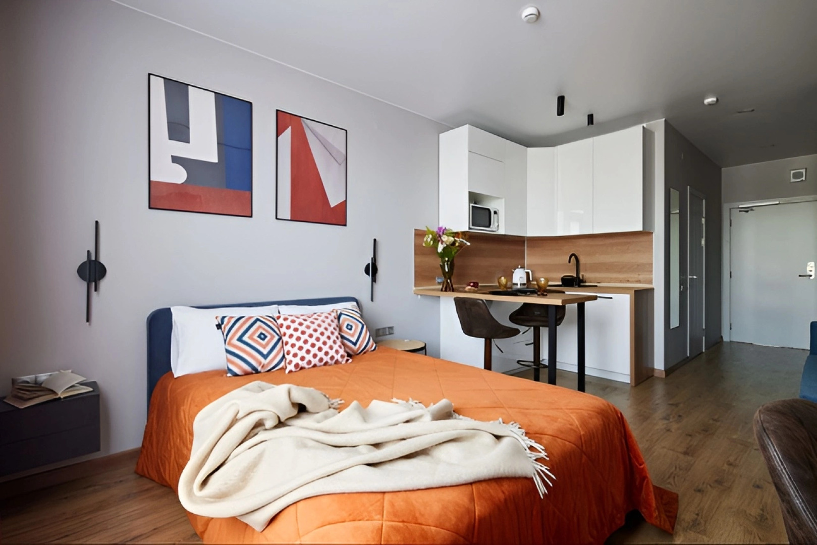 Апартаменты в 5 минутах ходьбы от метро Автово