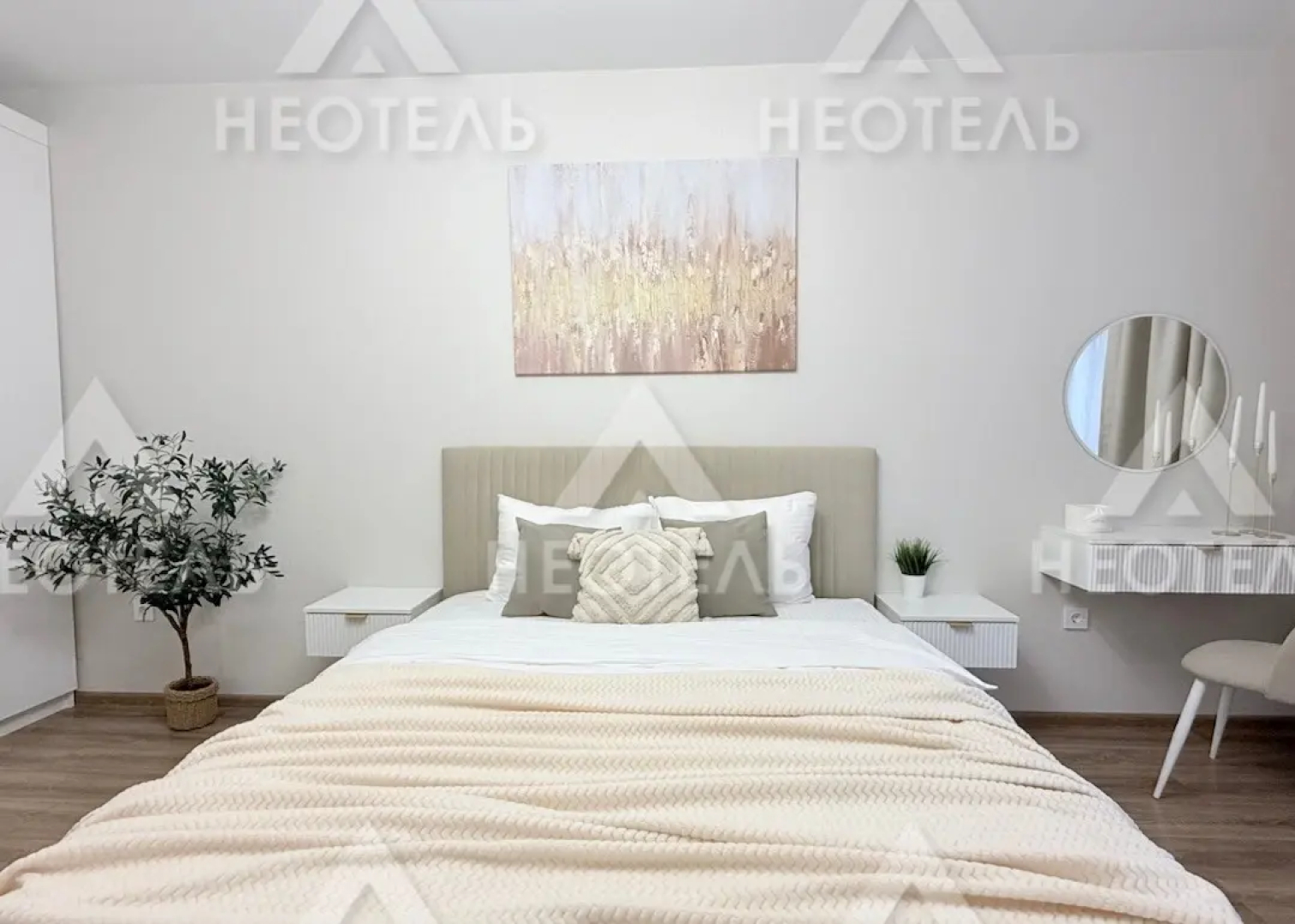 Квартира сети Неотель рядом с Московским проспектом, ОКБ, трассой М4