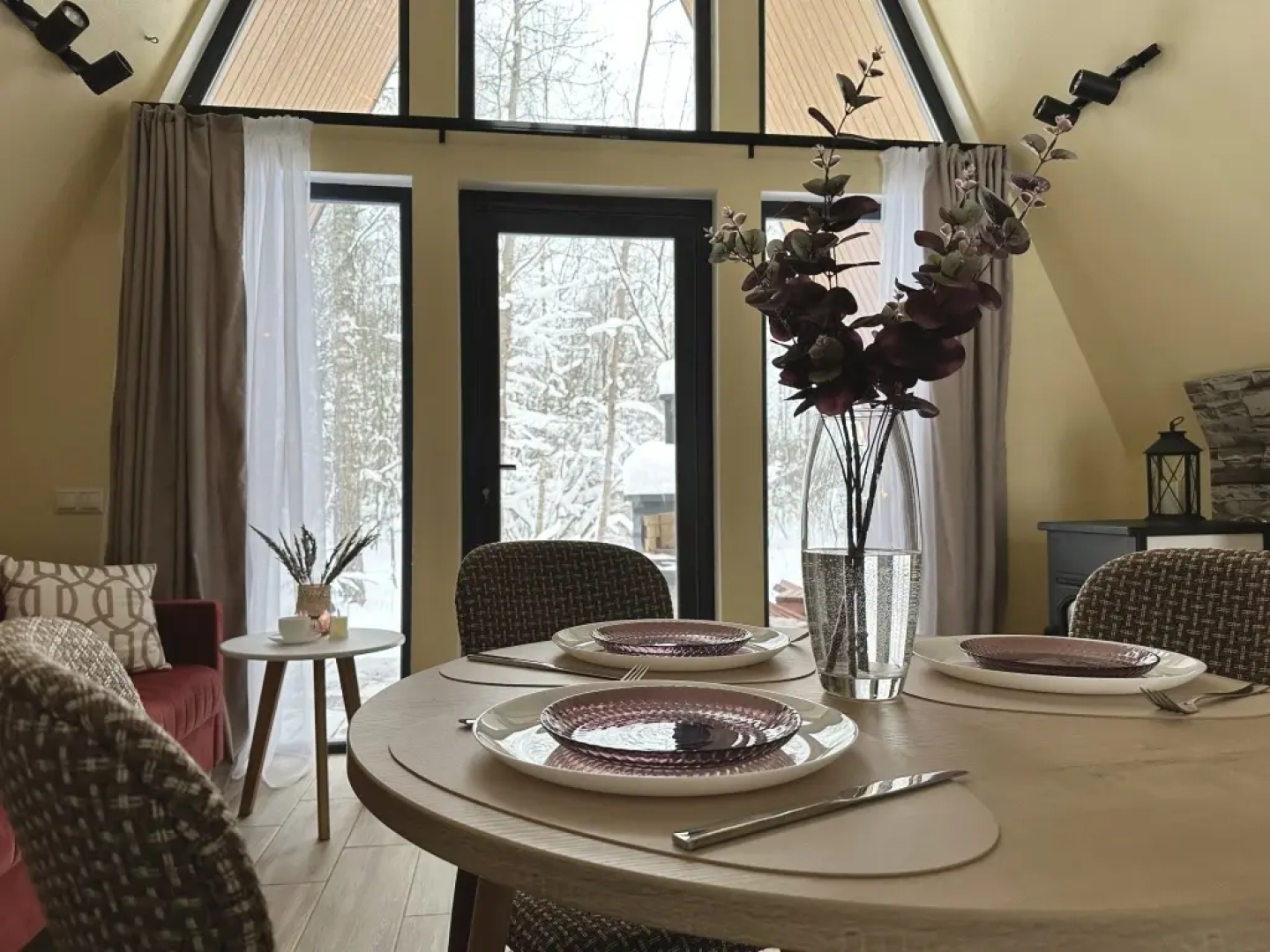 Частный Дом Афрейм с видом на лес №4