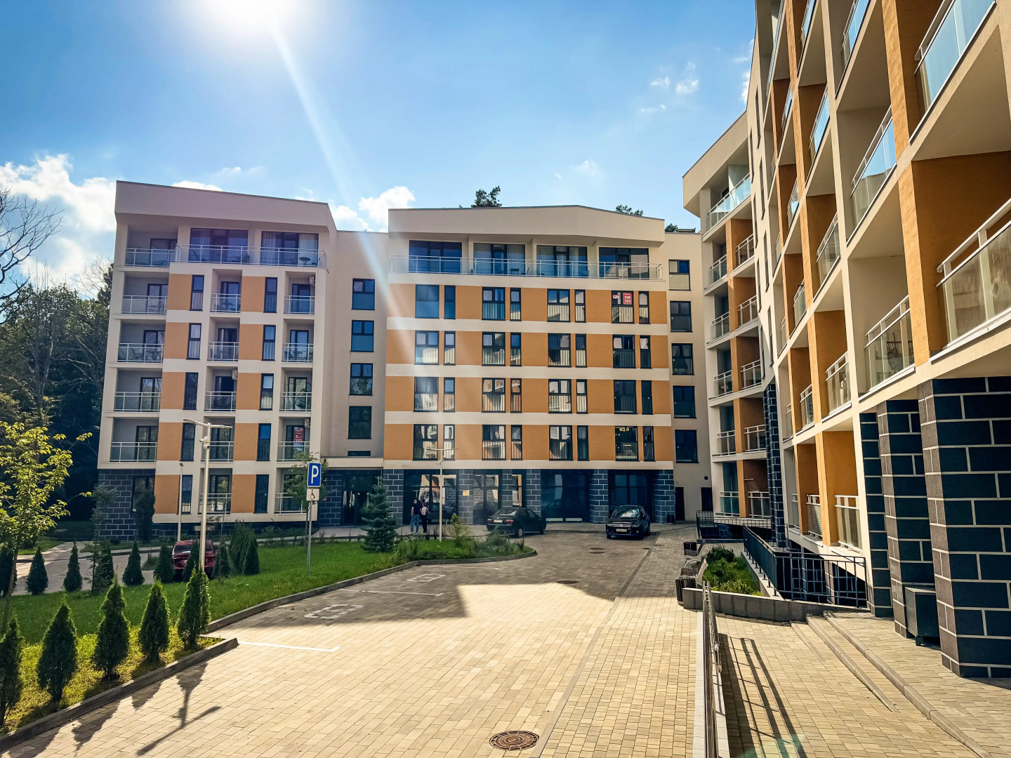 Апартаменты комфорт класса с видом на лес