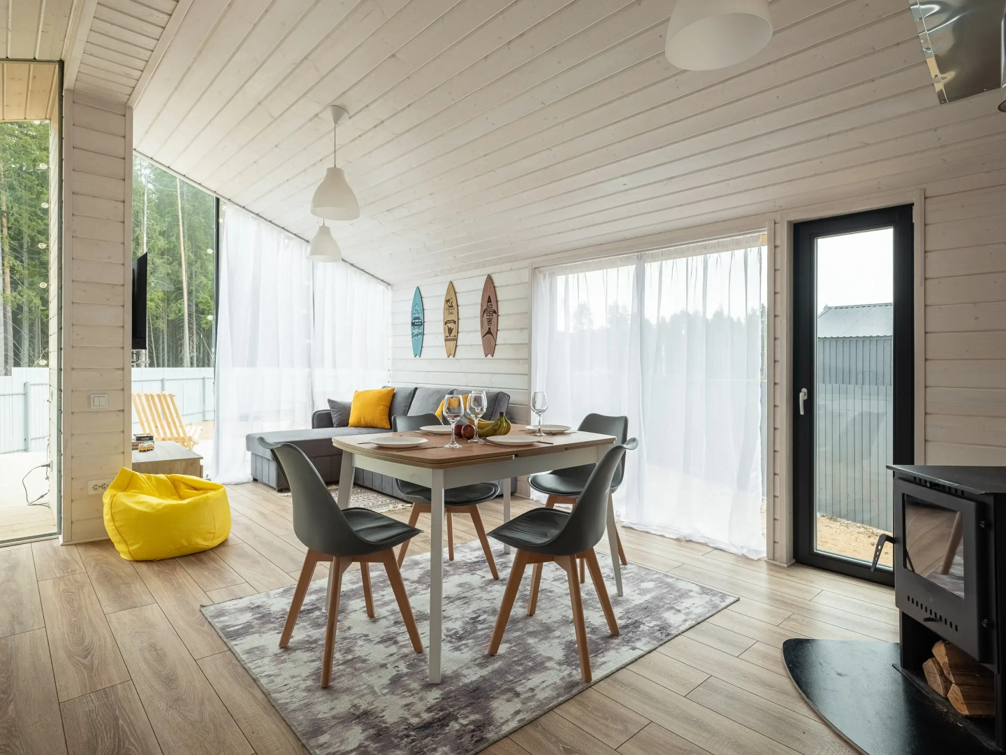 Частный дом с баней и чаном