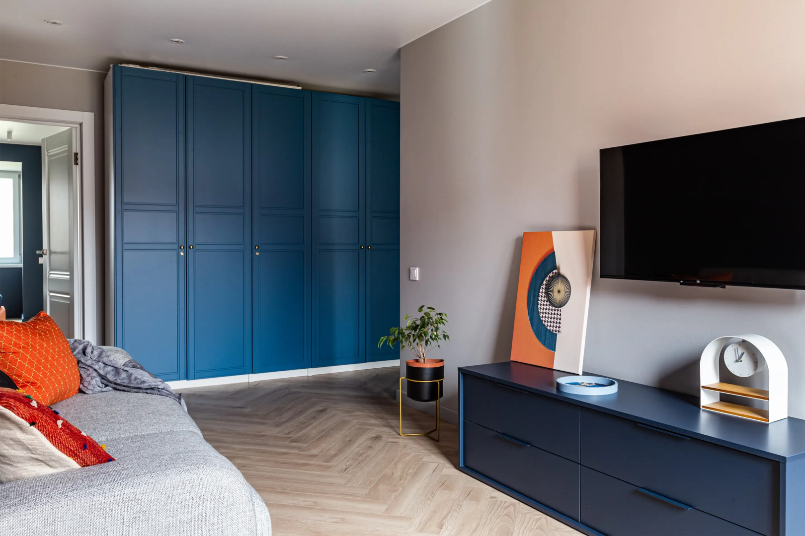 Квартира Piter Apartments двухкомнатные с кондиционером рядом с Лахтой