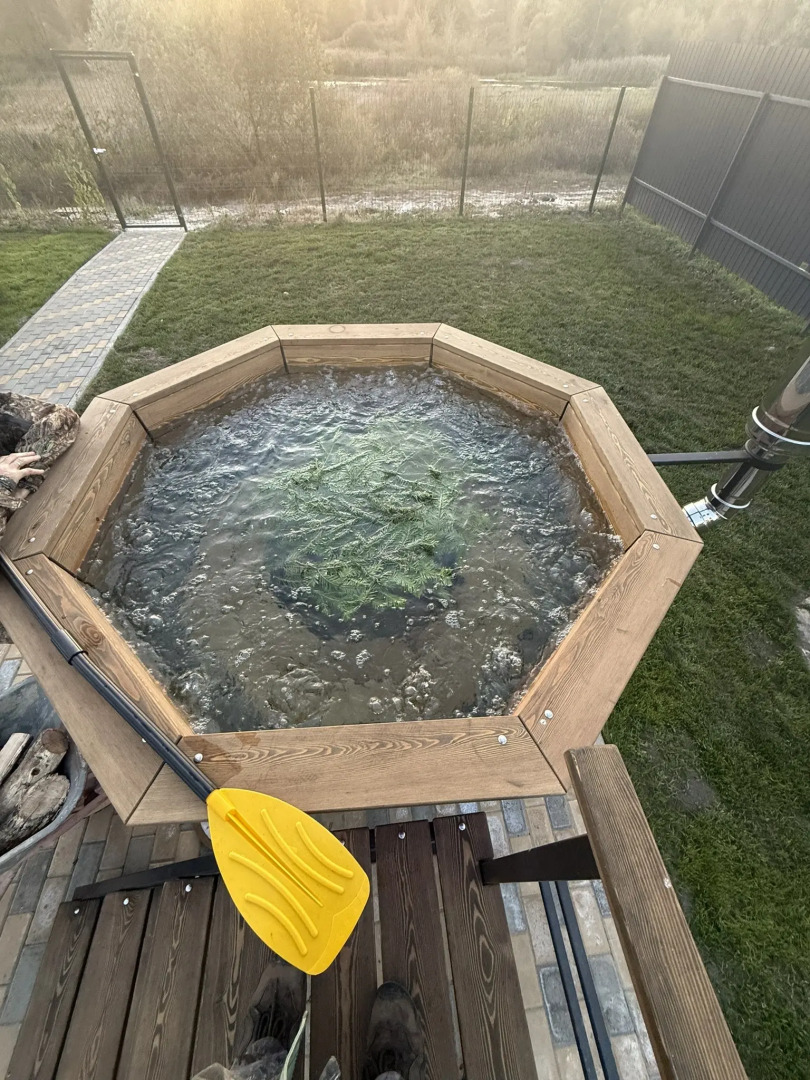 Частный дом На берегу реки с банным чаном