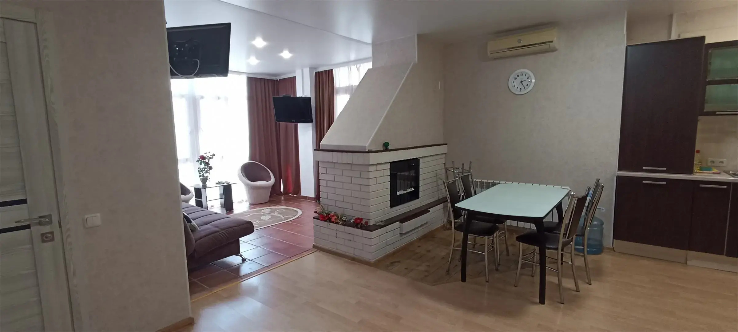 Апартаменты №4 Стандарт, 1 линия, боковой вид на море (4чел)