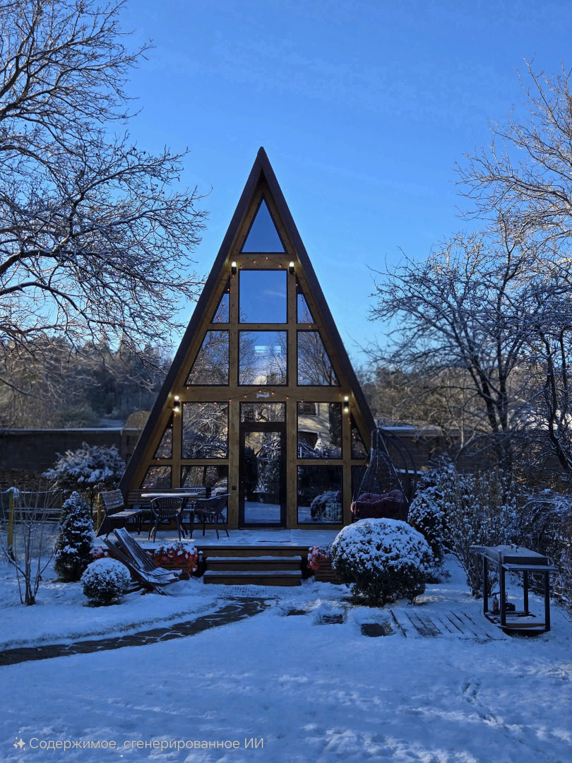 Частный Дом  А-фрейм Рыжая Такса