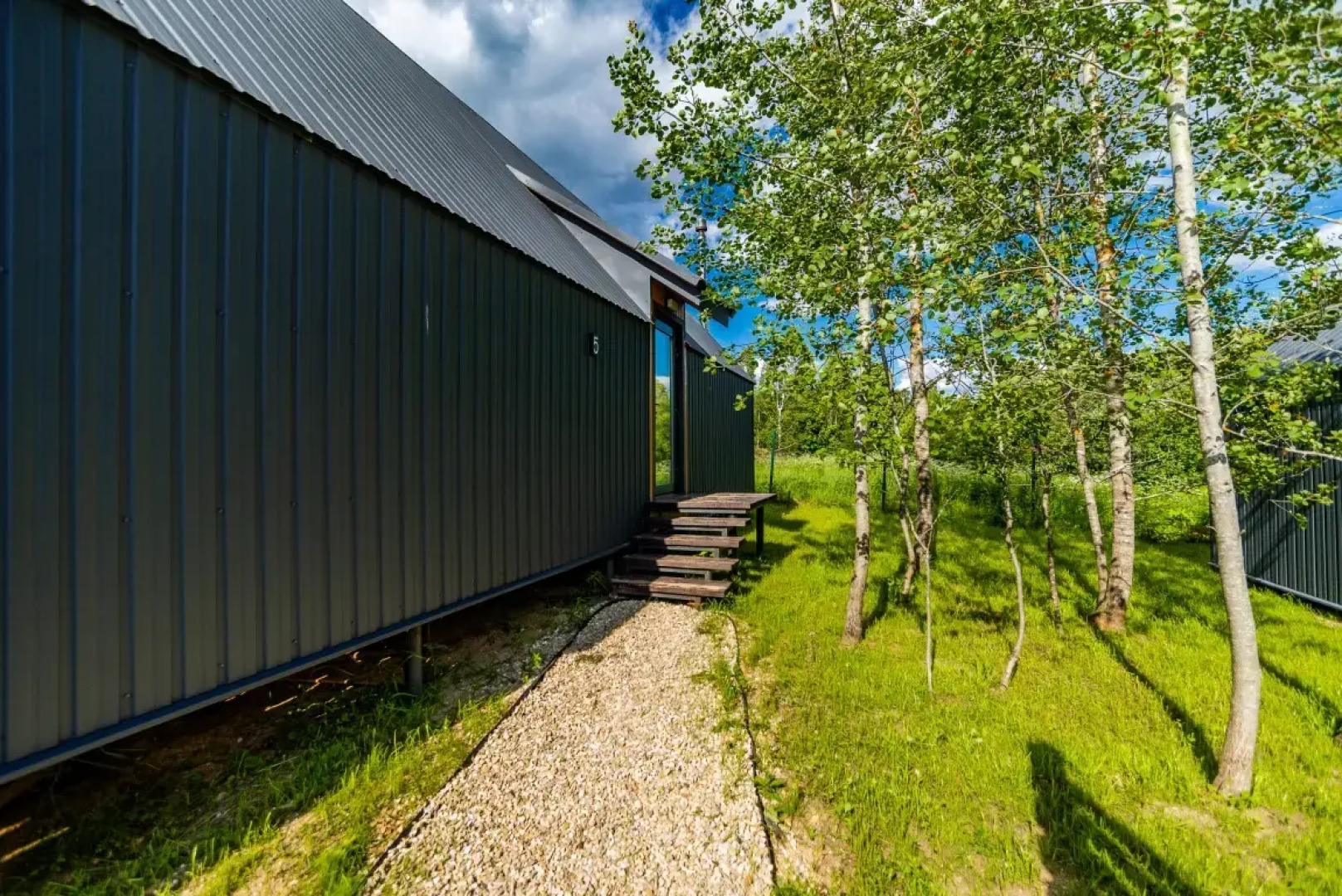 Частный Дом Барнхаус №5 с дровяной баней и горячим Чаном на 6 человек