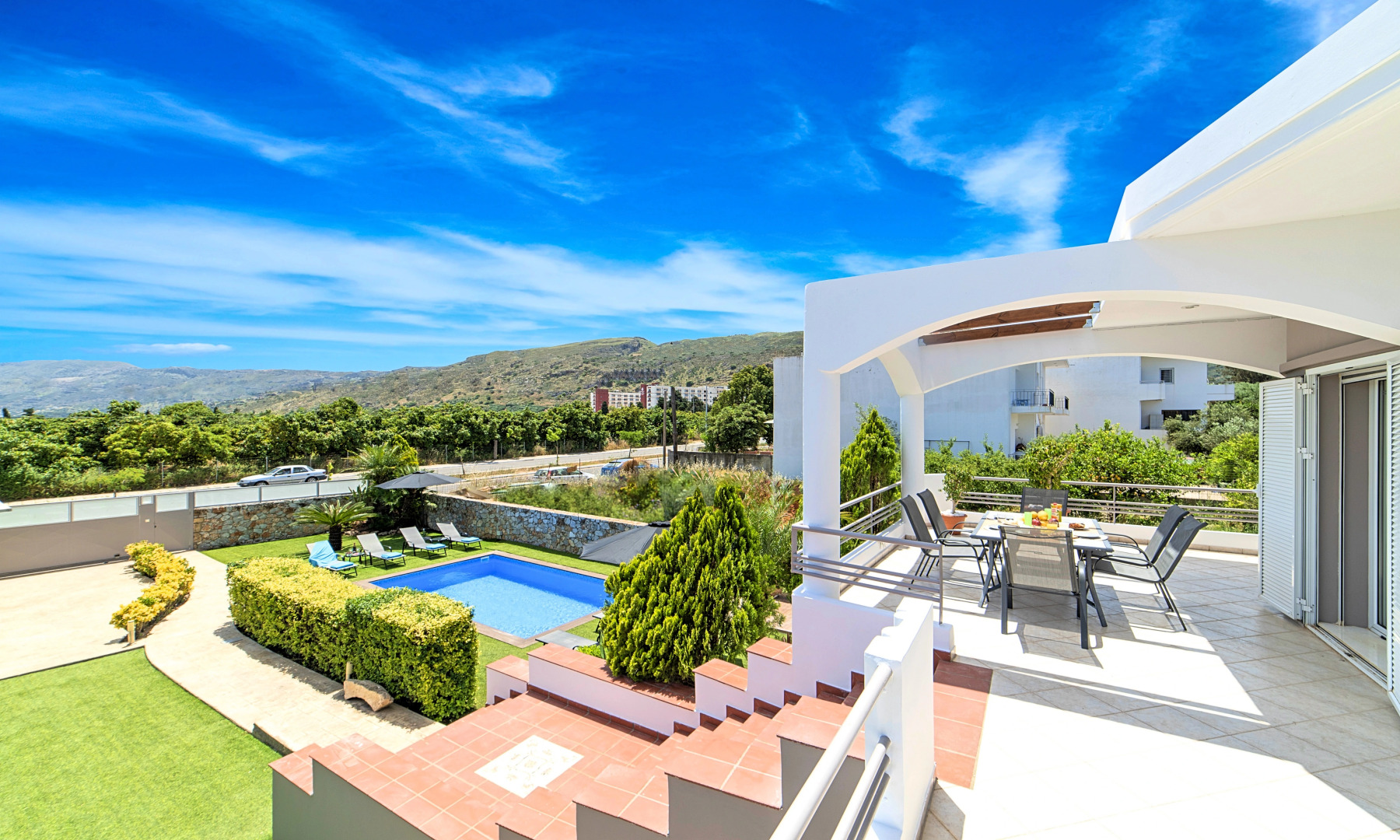 Вилла Chania City Heated Pool