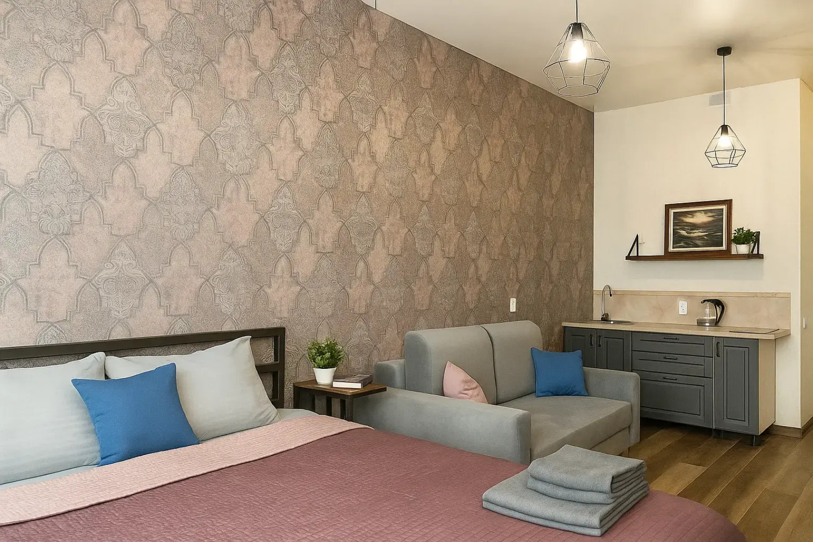 Апартаменты Томный вечер в центре Уфы