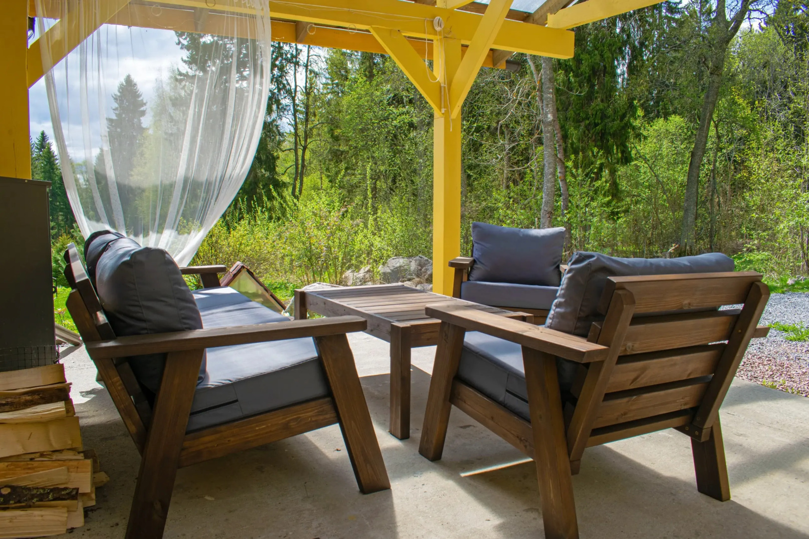 Гостевой дом с выходом в лес