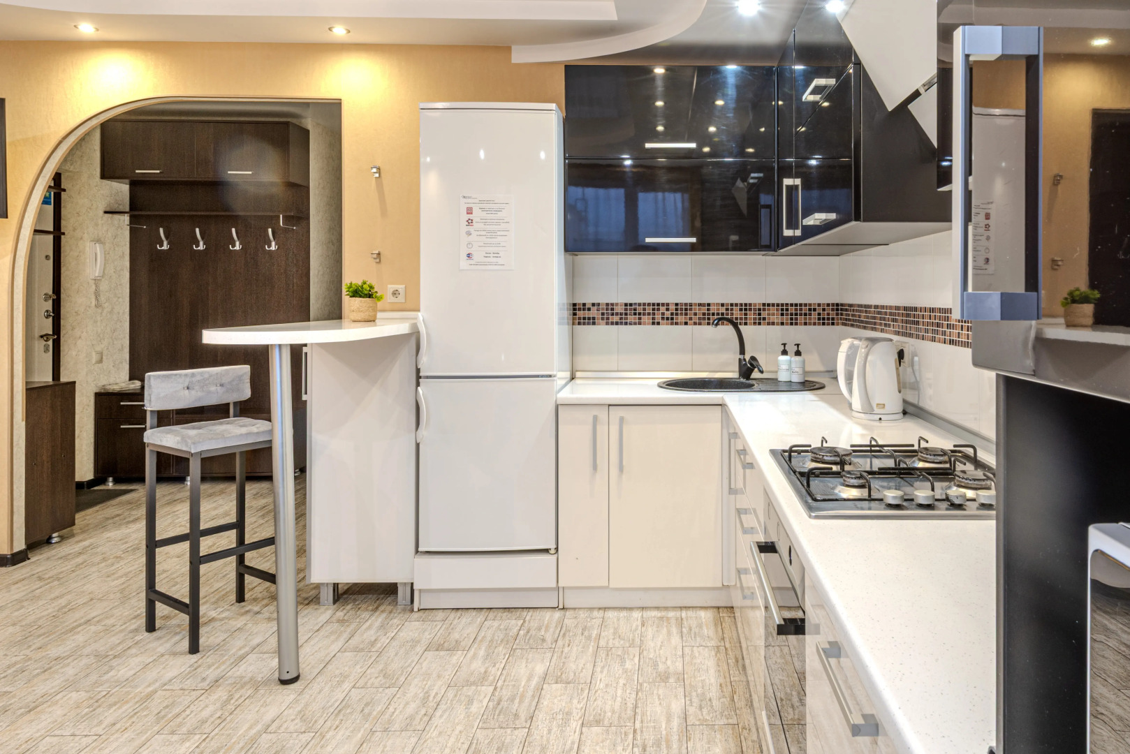 Квартира 1-к в тихом зеленом районе на Лукина 4 от RentAp, 4 сп.места