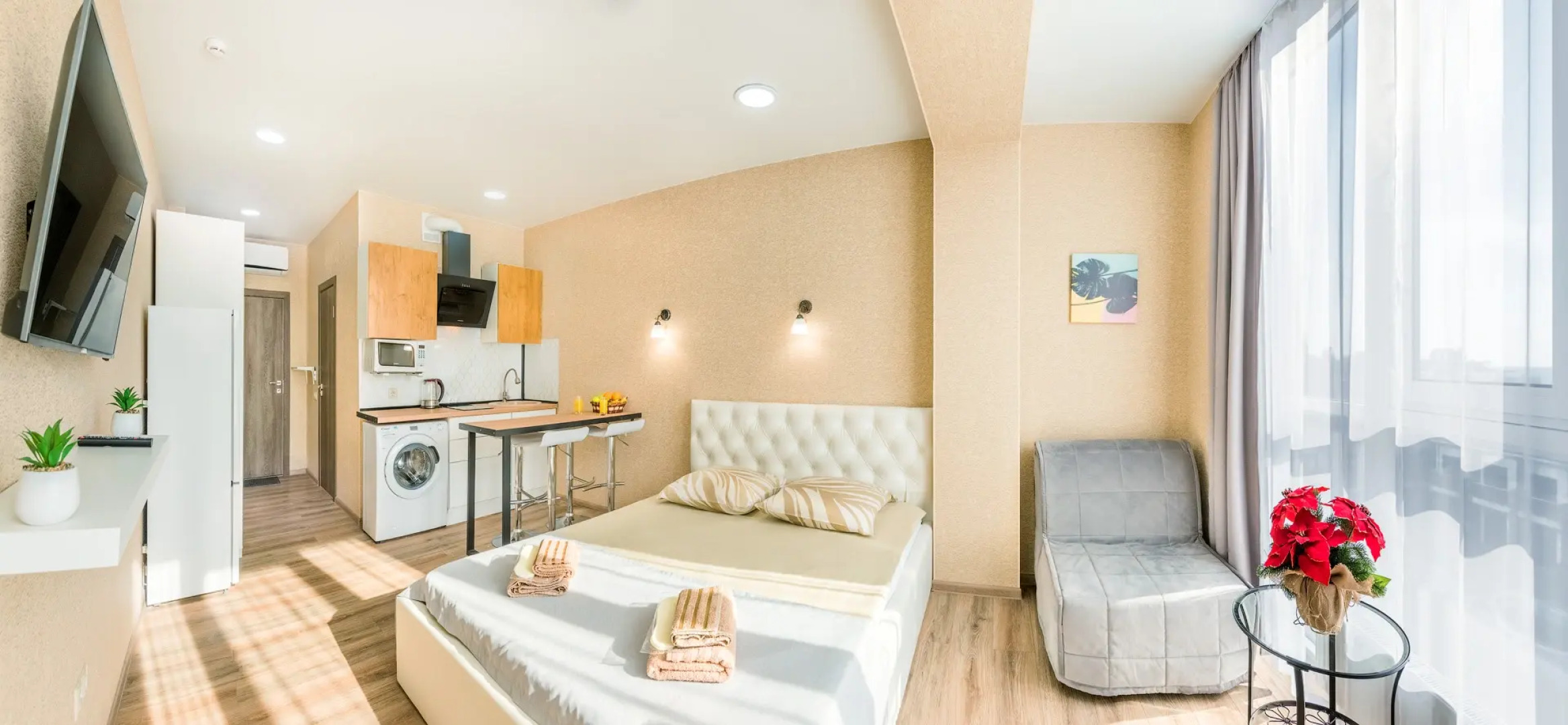 Апартаменты Студия Люкс с видом на море Голубые Дали B-Flats 9