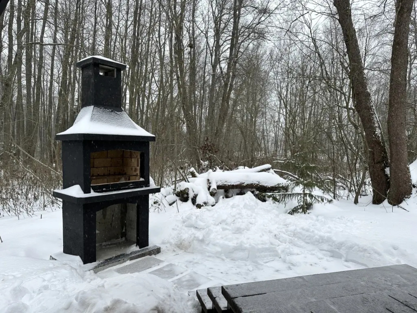 Частный Дом Афрейм с видом на лес №1