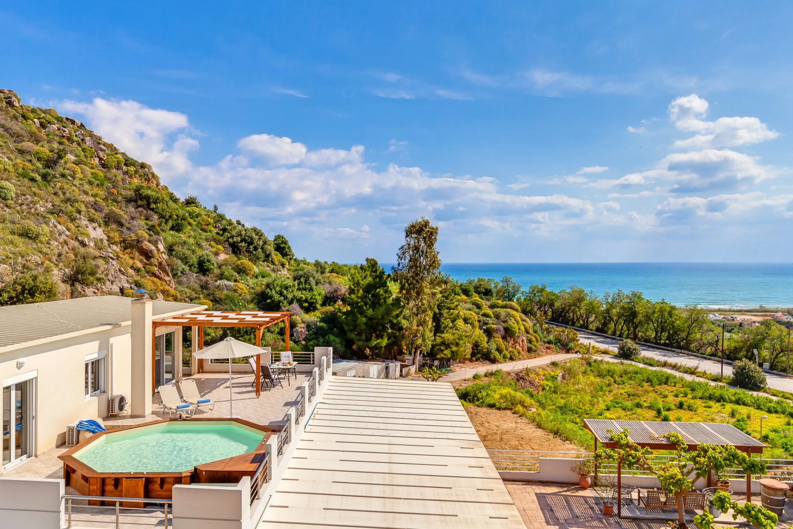 Вилла di Creta Heated Poo