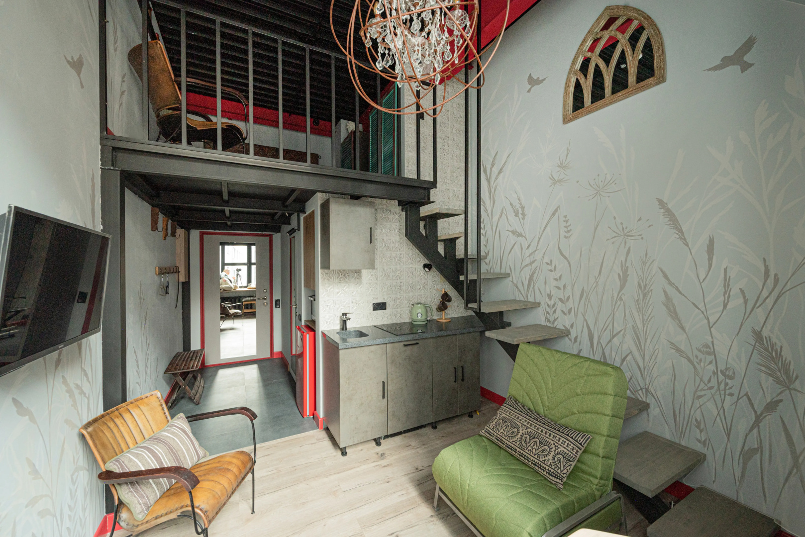 Квартира Moscow Deluxe Apartments Soho Bohemian Loft