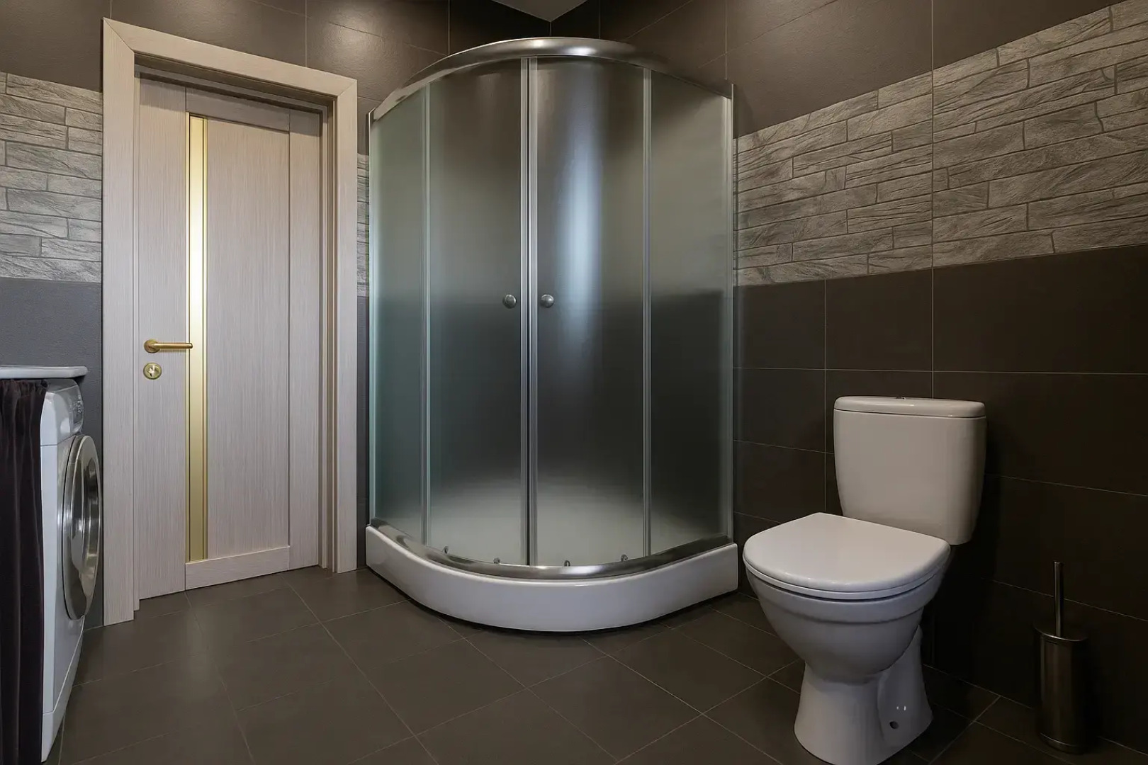 Квартира Студия с витражными окнами с видом на лес и горы