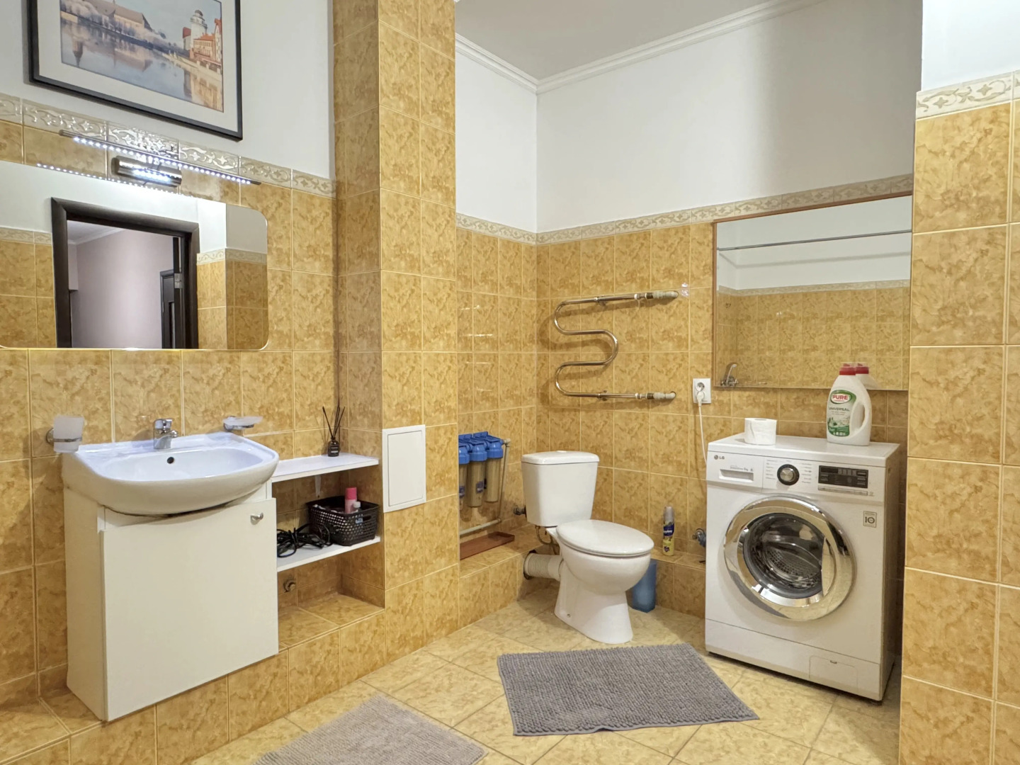 Апартаменты Большая двухкомнатная квартира