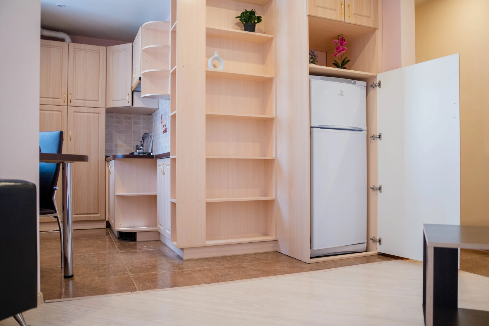 Апартаменты студия с светлым ремонтом в новом доме