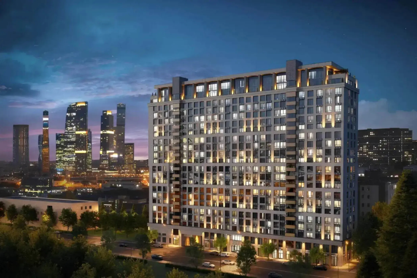 Апартаменты Happy People в ЖК Бизнес класса Мята