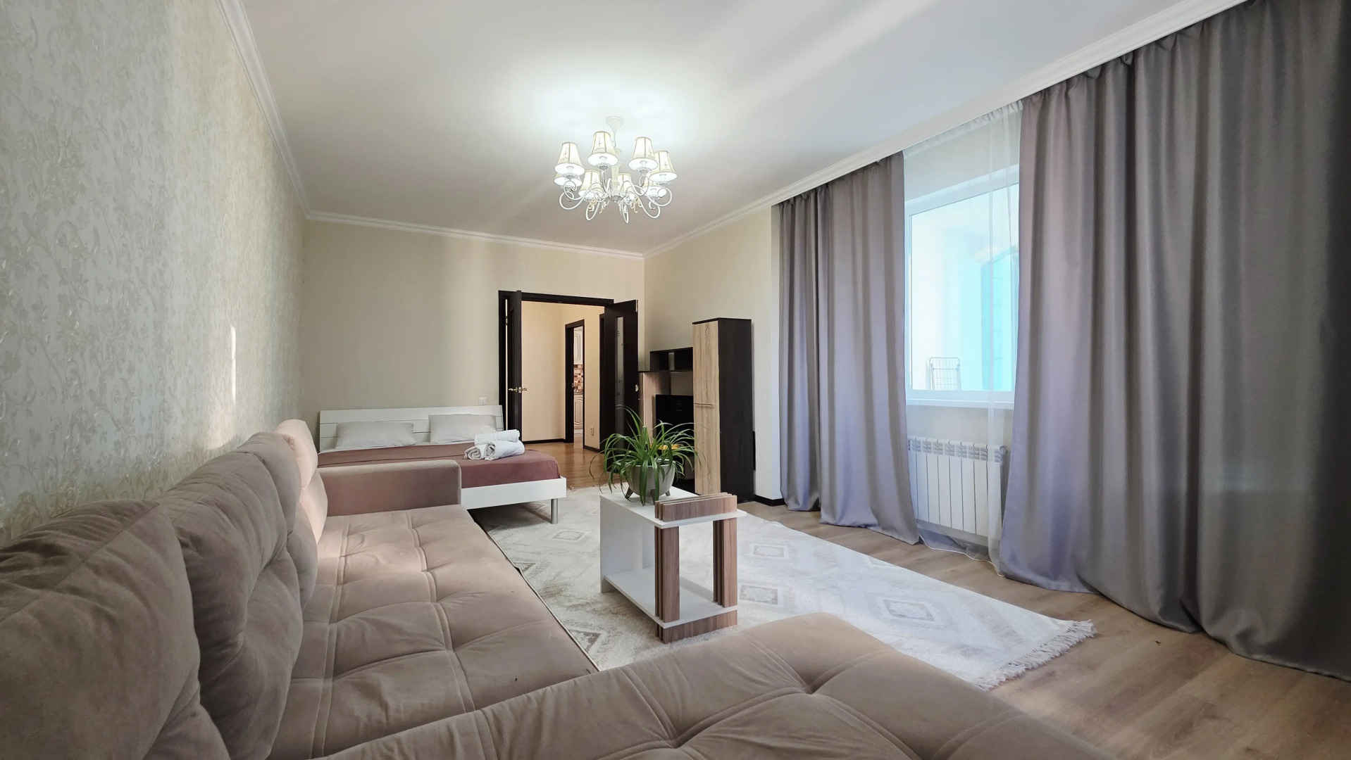 Апартаменты 2-х комн с 2-мя кроватями и 2мя санузлами в центре