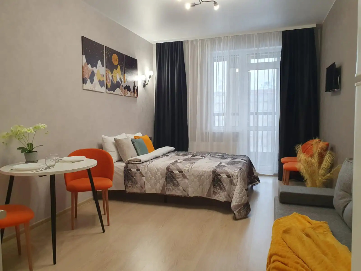 Стильная квартира-студия в Приморском районе