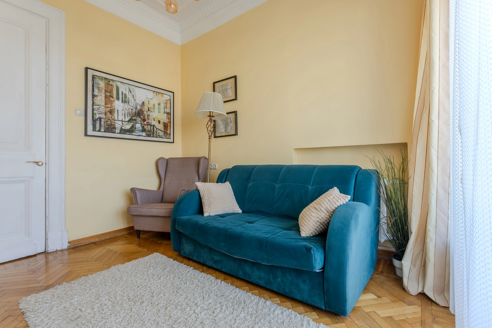 Апартаменты Стандартные с 3 спальнями и Балконом