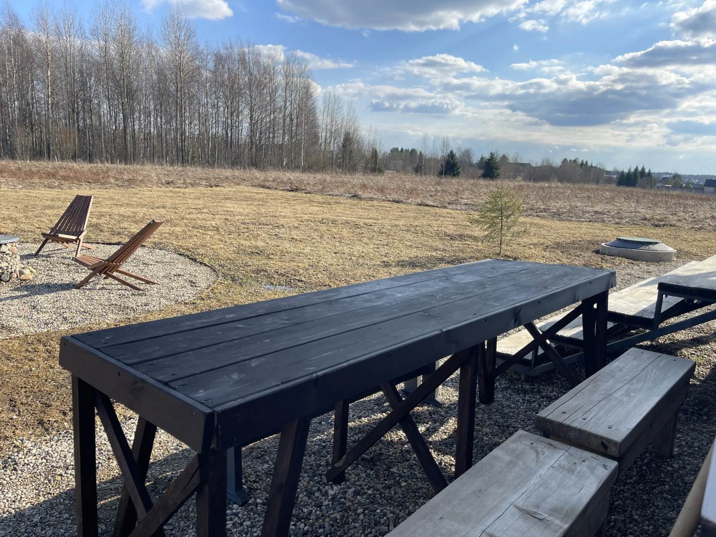 Частный дом  Belov House  с панорамным остеклением у леса