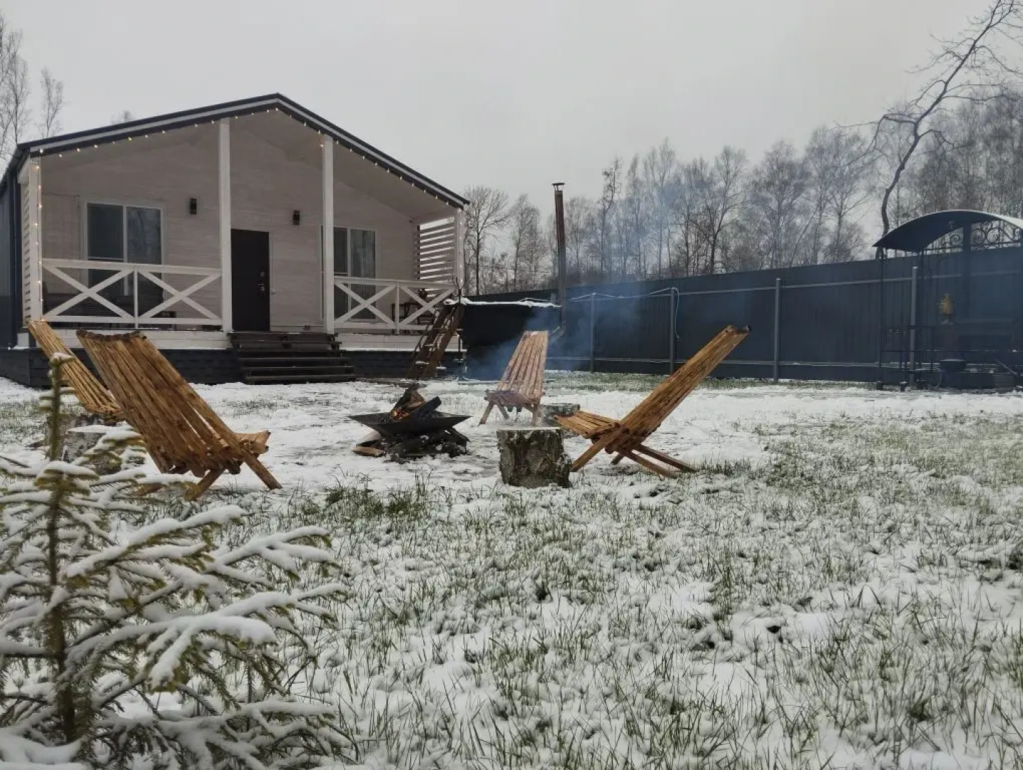 Частный дом в лесу с Банным Чаном