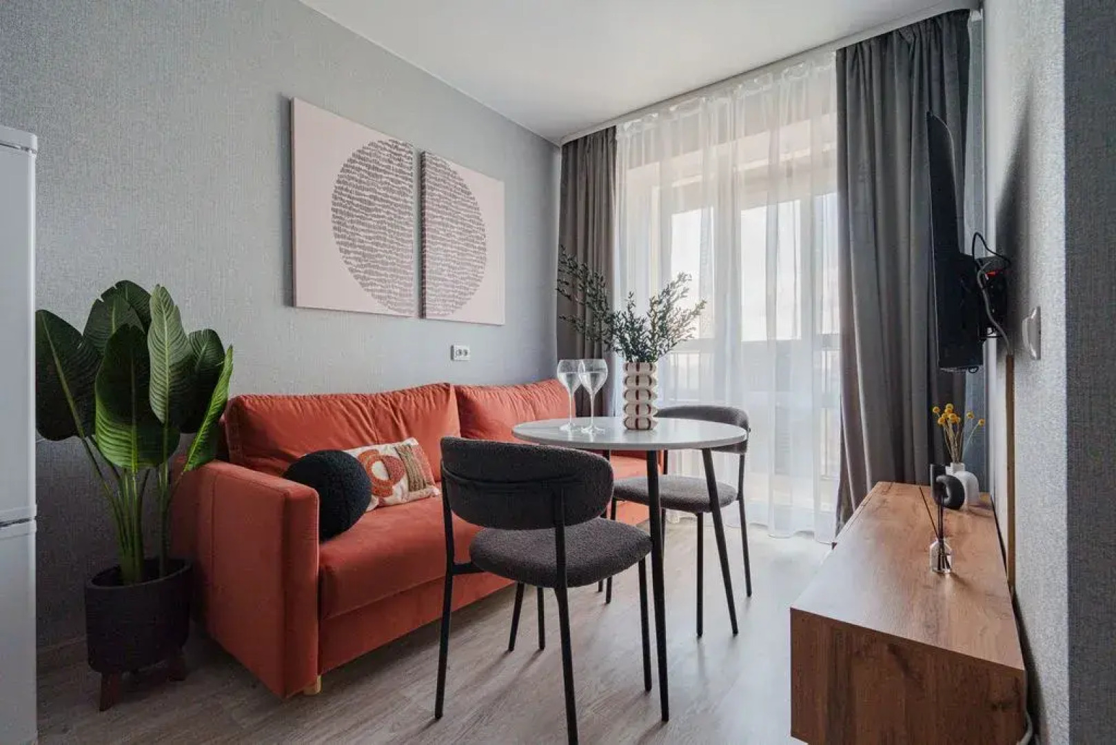 Квартира формата евродвушки с дизайнерским ремонтом