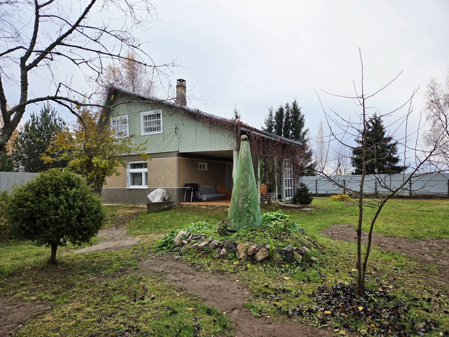 Частный дом Загородный дом с верандой возле Финского залива