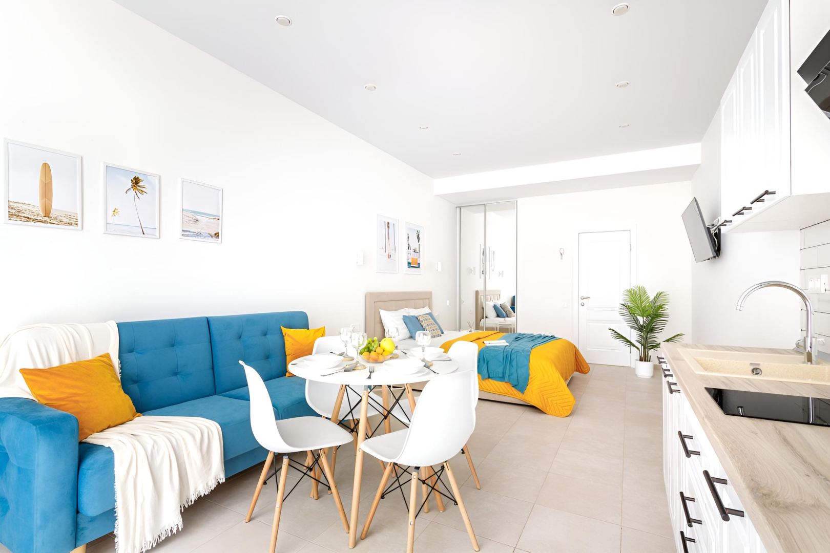 Апартаменты Светлая Просторная Современная Студия от Home Group apartments