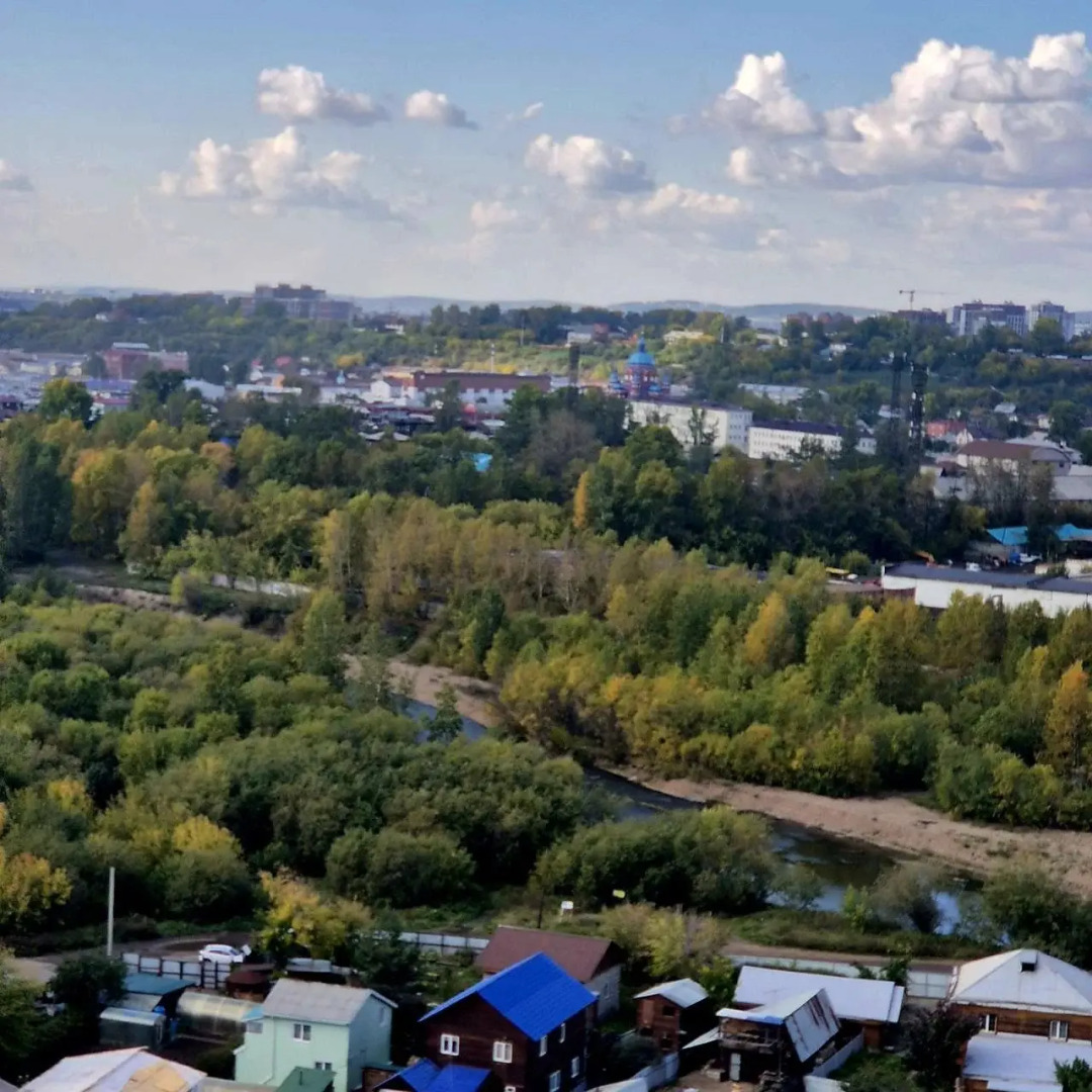 Квартира СТУДИЯ ПОЛЕТ СТРИЖА с залипательным видом на город и реку