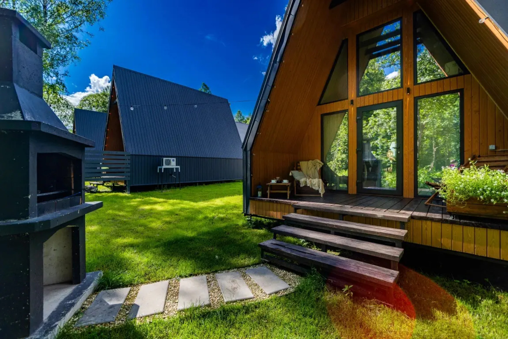 Частный Дом Афрейм с видом на лес №2