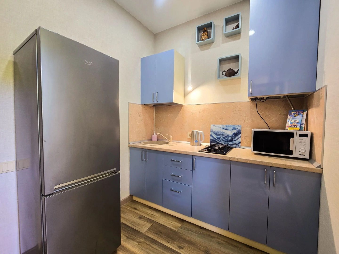 Квартира Студия на тихой улице с видом на лес