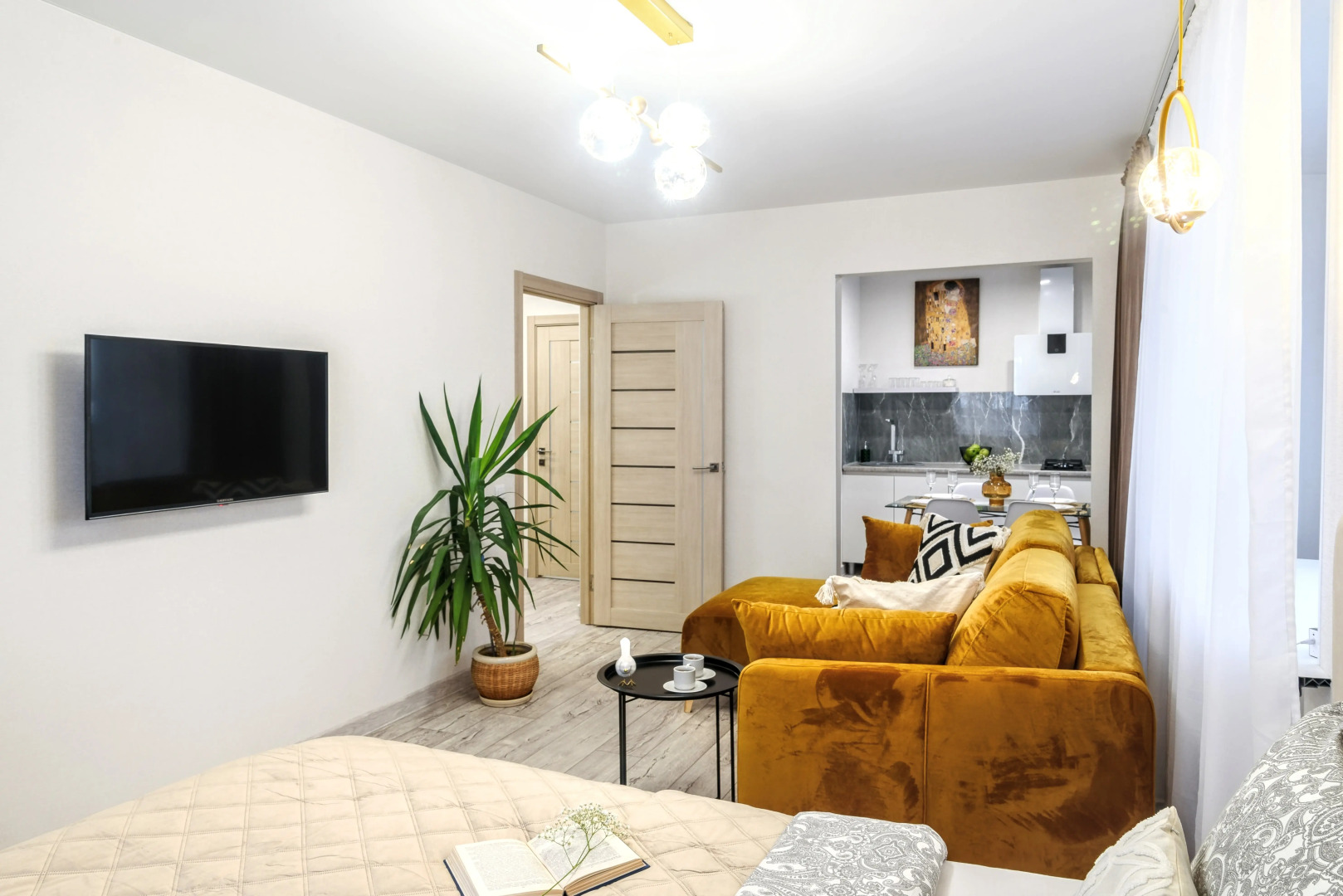 Квартира Атмосферная двухкомнатная для вас