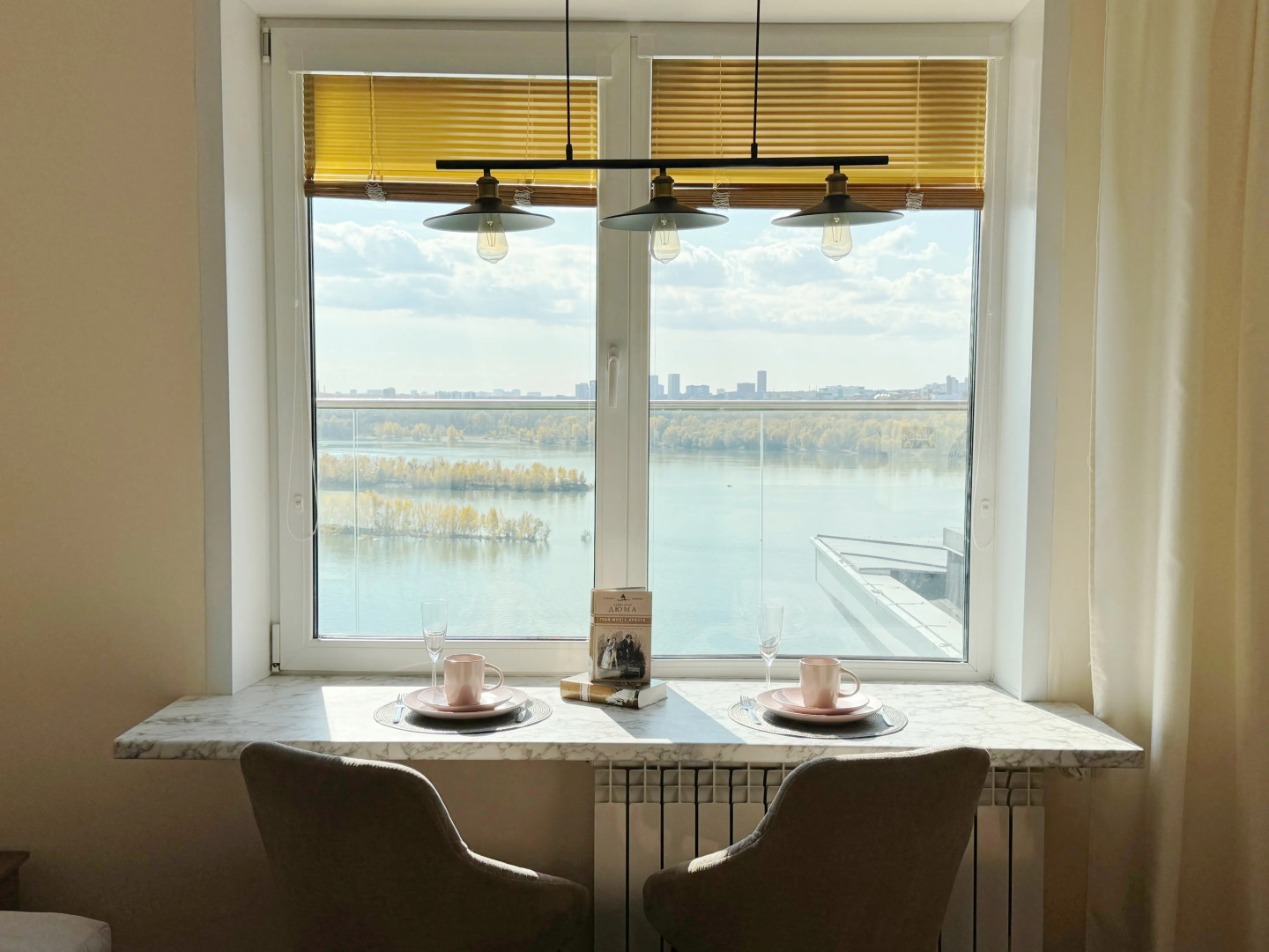 Апартаменты с Террасой и Видом на реку на Михайловской набережной