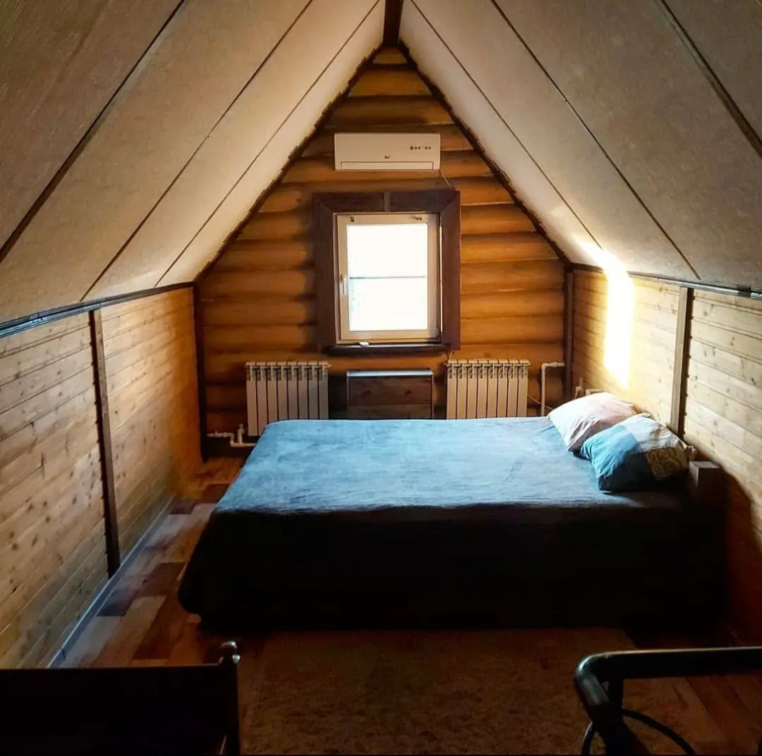 Частный дом У реки коттедж с баней на дровах и купелью