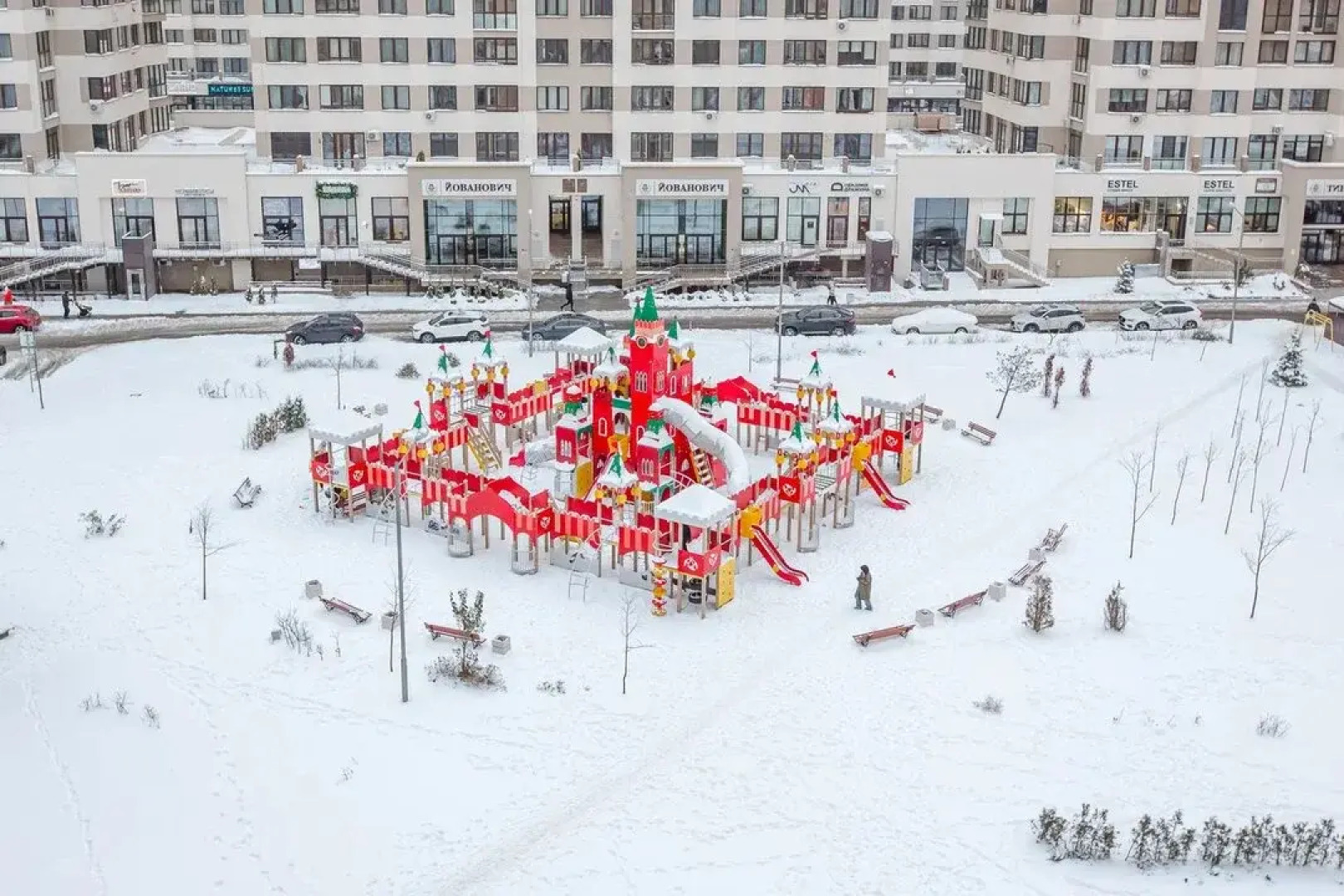 Апартаменты Возле Национальной Библиотеки и Трц Dana Mall Мсциславца 6