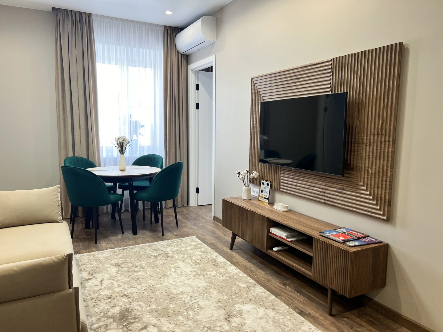 Квартира Трехкомнатная с двумя раздельными спальнями и большой кухней-гостиной