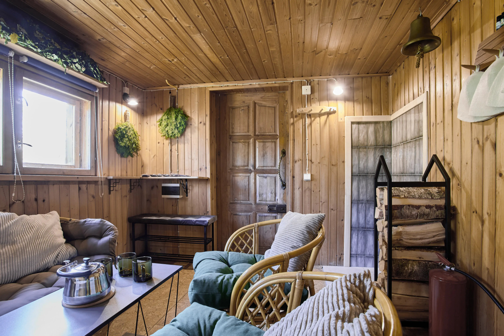 Частный дом уютный просторный GetFlat с баней для большой семьи