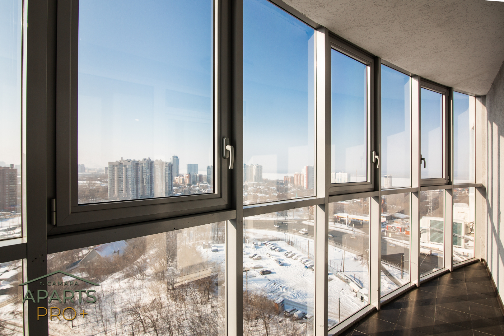 Квартира Aparts Pro Видовая 3-х местная студия с панорамным балконом в ЖК Арго на 12 этаже