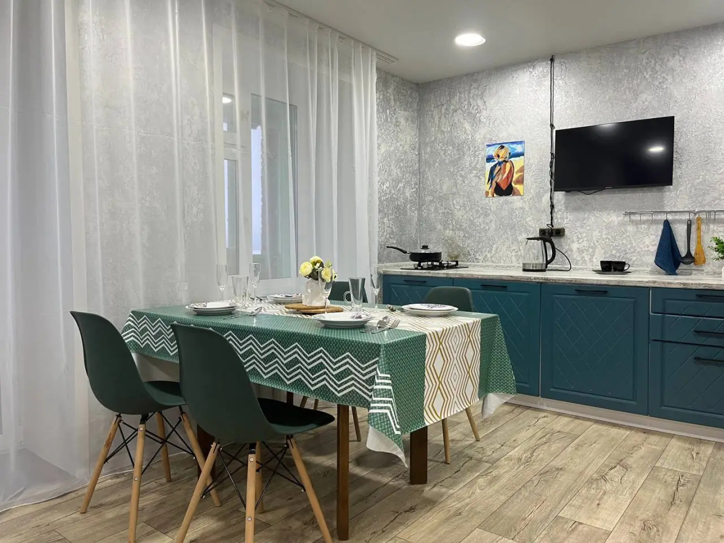 Квартира Большая Уютная 3-Комнатная