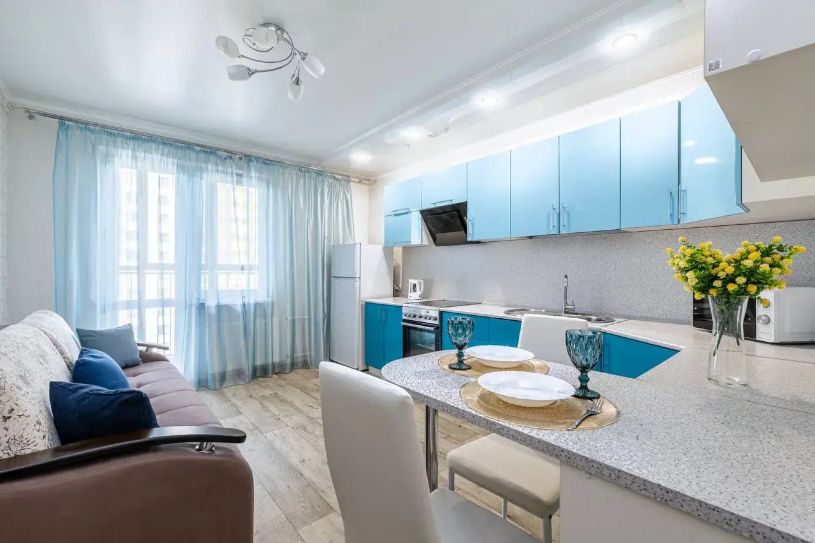 Апартаменты Евродвушка на 5 Человек