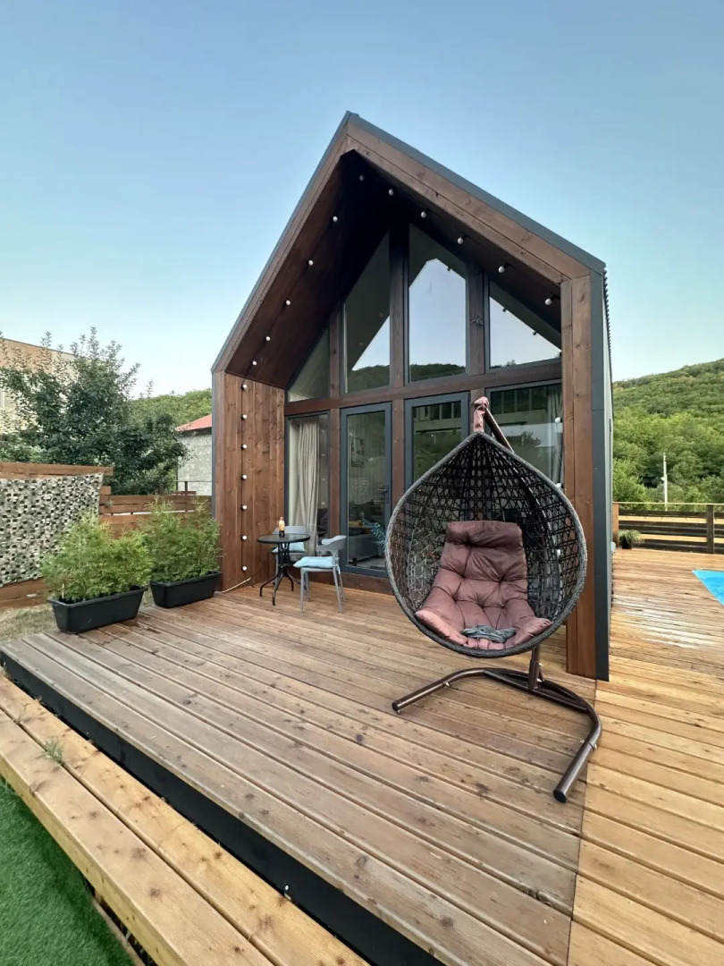 Частный дом с Теплым Бассейном и Банькой