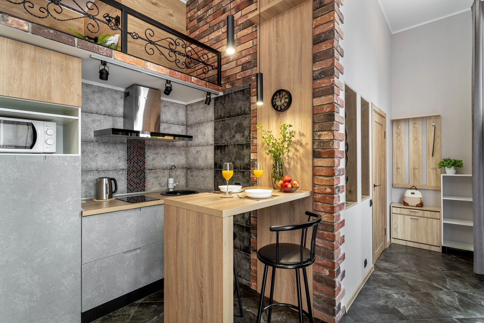 Апартаменты Двухэтажные в Стиле Гранж от Home Group apartments