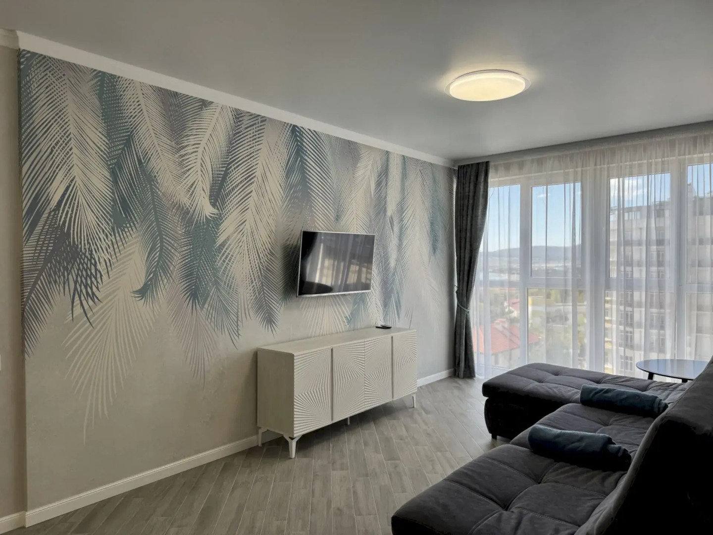 Квартира 488 1-к с видом на море и горы с балконом