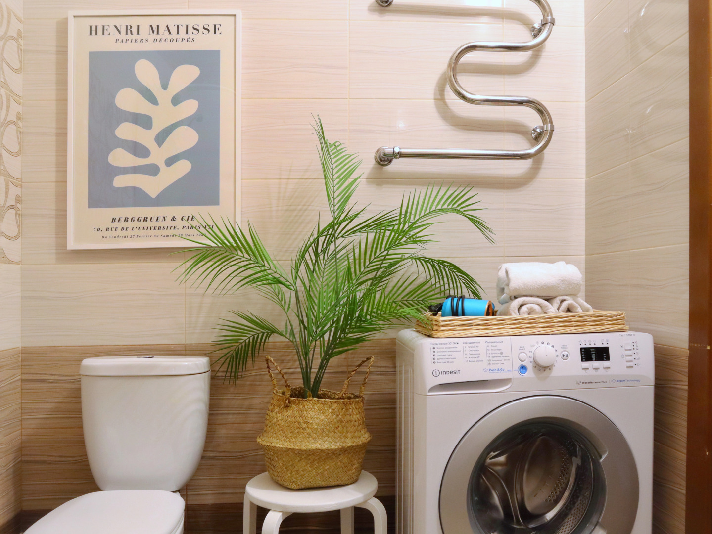 Квартира c кондиционером в стиле сканди