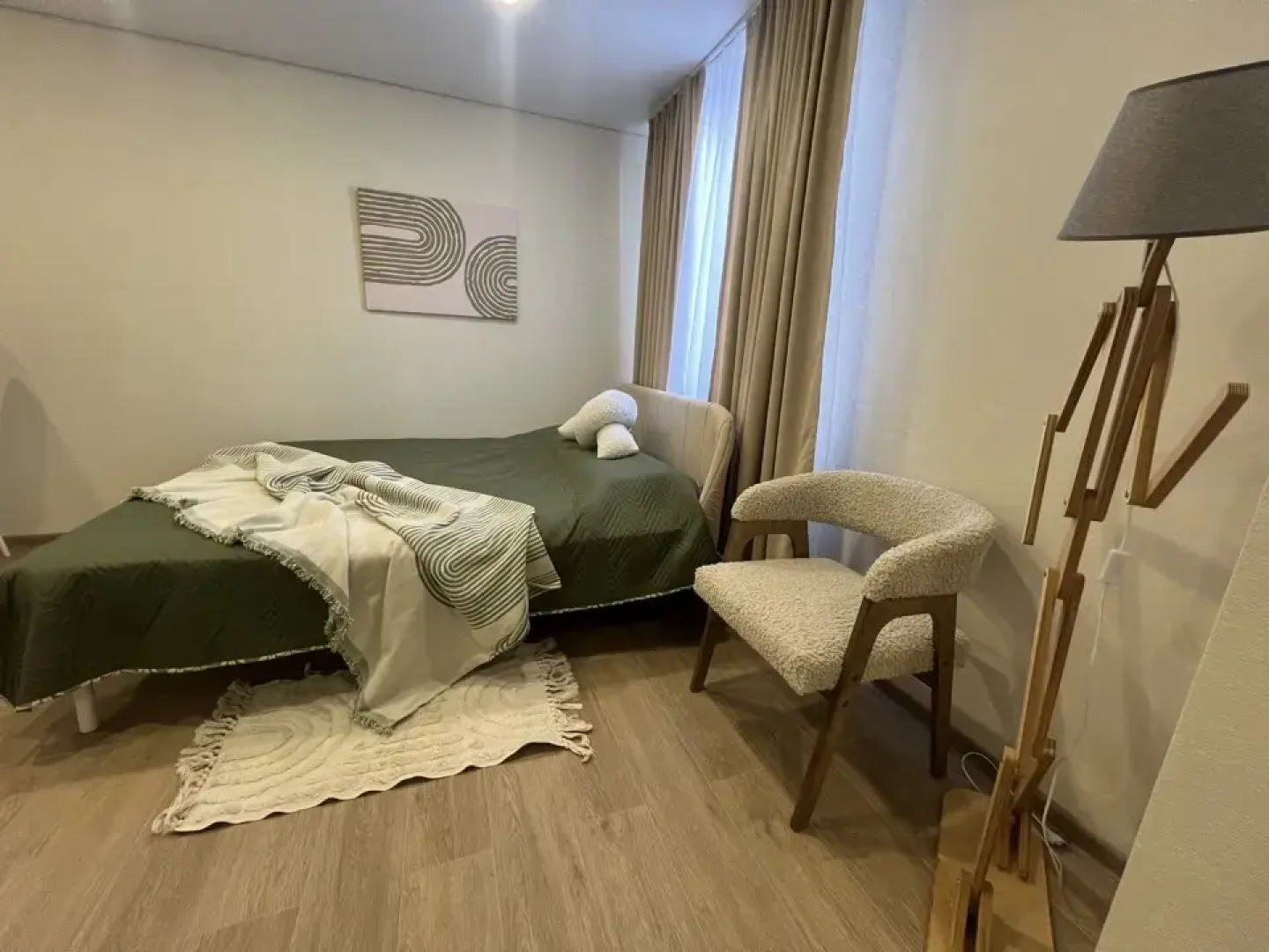 Апартаменты 12 оливковые